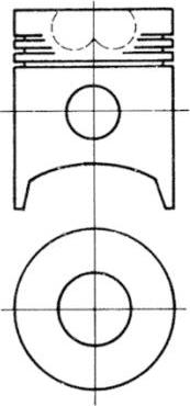 Kolbenschmidt 93209600 - Piston cwaw.fr