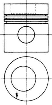 Kolbenschmidt 93750600 - Piston cwaw.fr