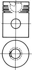 Kolbenschmidt 92666600 - Piston cwaw.fr