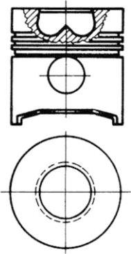 Kolbenschmidt 92628964 - Kit de réparation, Piston / Chemise de cylindre cwaw.fr