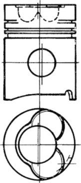 Kolbenschmidt 92130961 - Kit de réparation, Piston / Chemise de cylindre cwaw.fr