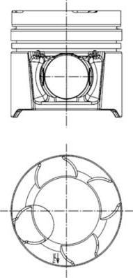 Kolbenschmidt 97458600 - Piston cwaw.fr