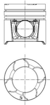 Kolbenschmidt 97460960 - Kit de réparation, Piston / Chemise de cylindre cwaw.fr