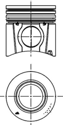 Kolbenschmidt 40646600 - Piston cwaw.fr