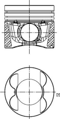 Kolbenschmidt 40776600 - Piston cwaw.fr