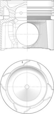 Kolbenschmidt 40393601 - Piston cwaw.fr