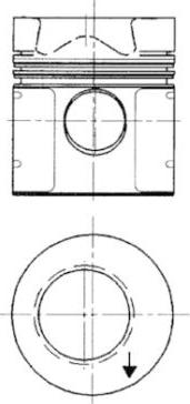 Kolbenschmidt 92525960 - Kit de réparation, Piston / Chemise de cylindre cwaw.fr