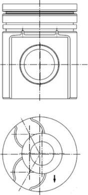 Kolbenschmidt 40255600 - Piston cwaw.fr