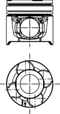 Kolbenschmidt 40217600 - Piston cwaw.fr