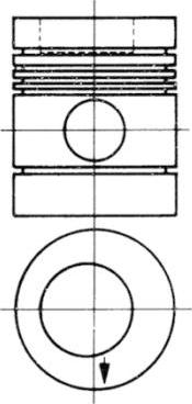 Kolbenschmidt 90274984 - Kit de réparation, Piston / Chemise de cylindre cwaw.fr