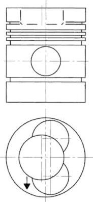 Kolbenschmidt 90276974 - Kit de réparation, Piston / Chemise de cylindre cwaw.fr