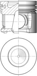 Kolbenschmidt 41493600 - Piston cwaw.fr