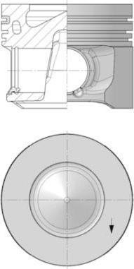 Kolbenschmidt 41265600 - Piston cwaw.fr