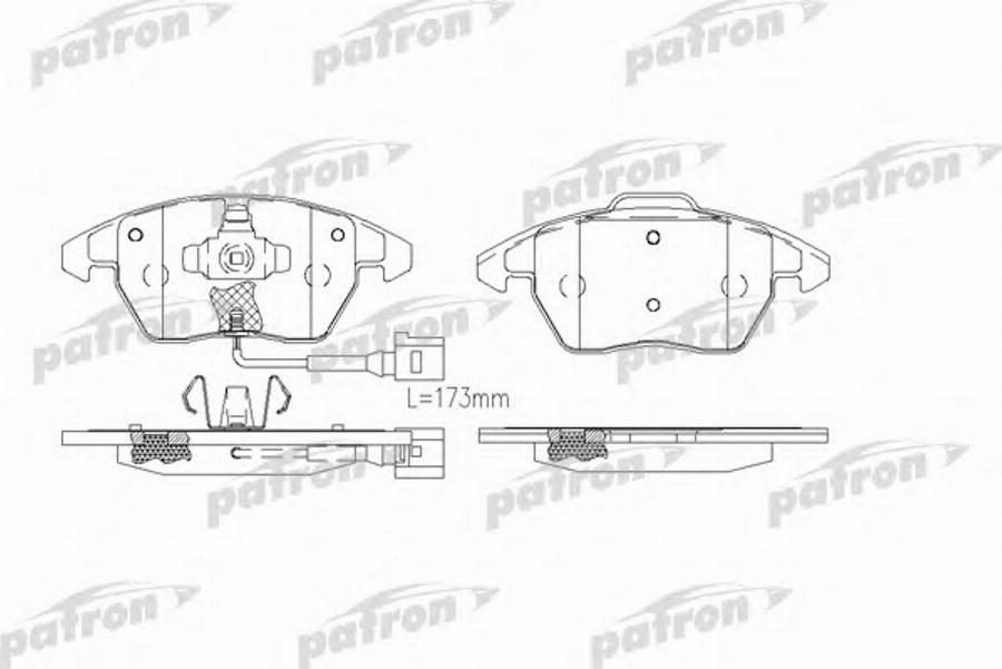 Konstein 5610417 - Kit de plaquettes de frein, frein à disque cwaw.fr