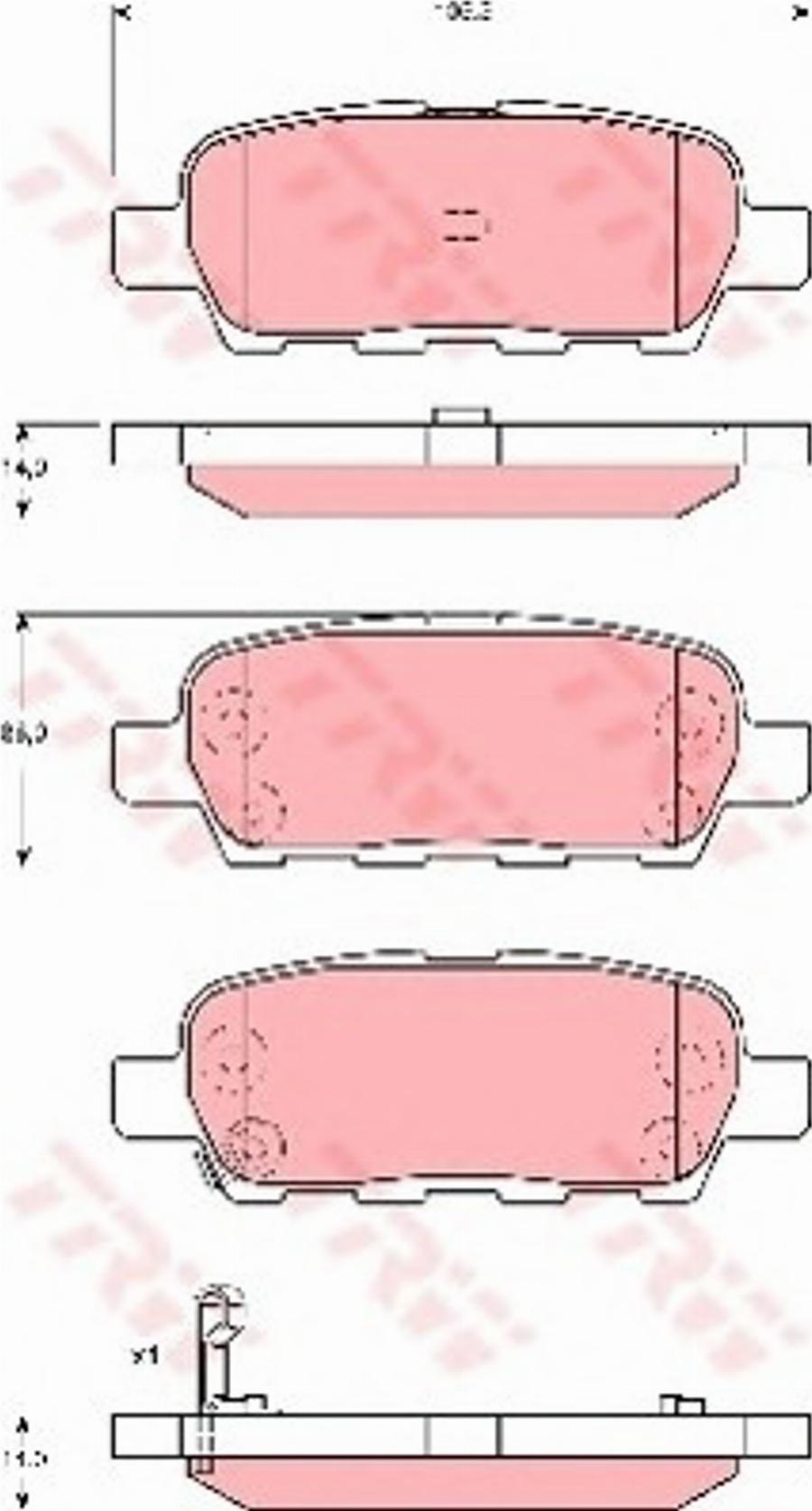 Konstein 5610472 - Kit de plaquettes de frein, frein à disque cwaw.fr