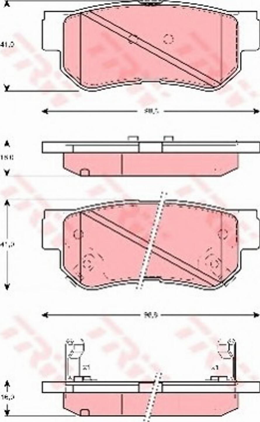 Konstein 5610172 - Kit de plaquettes de frein, frein à disque cwaw.fr