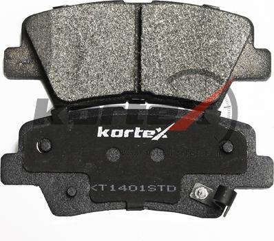 Kortex KT1401STD - Kit de plaquettes de frein, frein à disque cwaw.fr