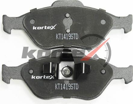 Kortex KT1419STD - Kit de plaquettes de frein, frein à disque cwaw.fr