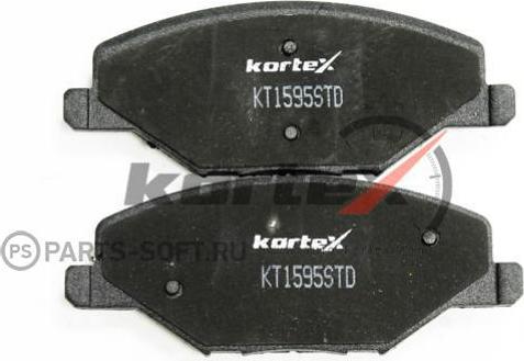 Kortex KT1595STD - Kit de plaquettes de frein, frein à disque cwaw.fr