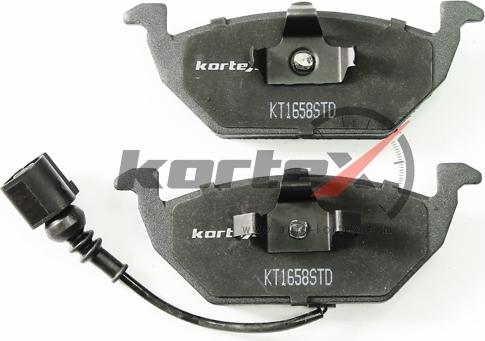 Kortex KT1658STD - Kit de plaquettes de frein, frein à disque cwaw.fr