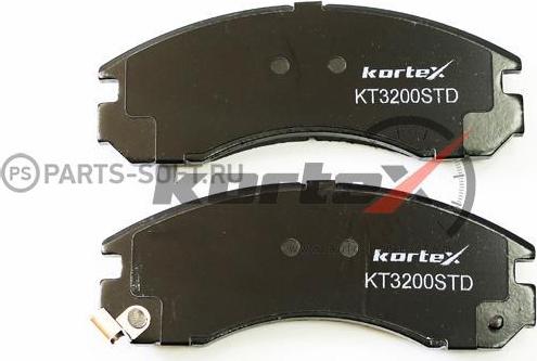 Kortex KT3200STD - Kit de plaquettes de frein, frein à disque cwaw.fr