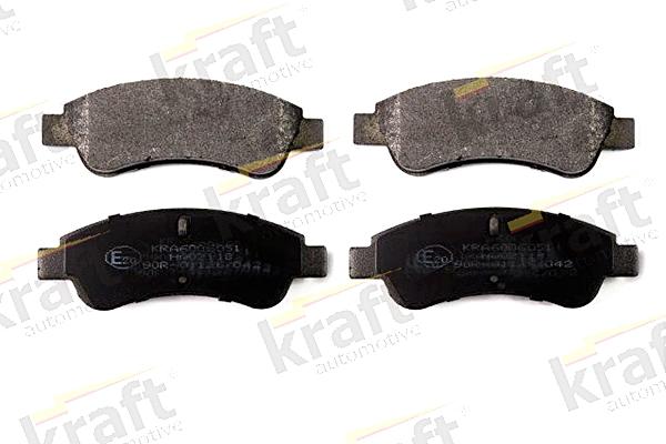 KRAFT AUTOMOTIVE 6006051 - Kit de plaquettes de frein, frein à disque cwaw.fr