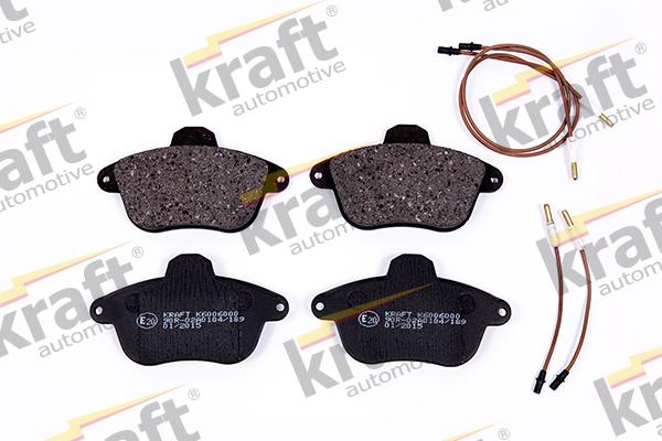 KRAFT AUTOMOTIVE 6006000 - Kit de plaquettes de frein, frein à disque cwaw.fr