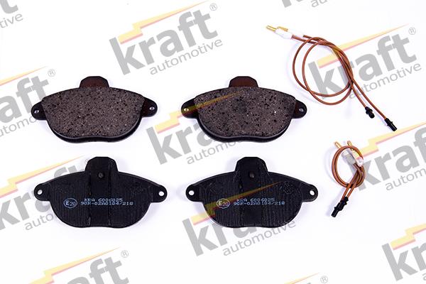 KRAFT AUTOMOTIVE 6006025 - Kit de plaquettes de frein, frein à disque cwaw.fr