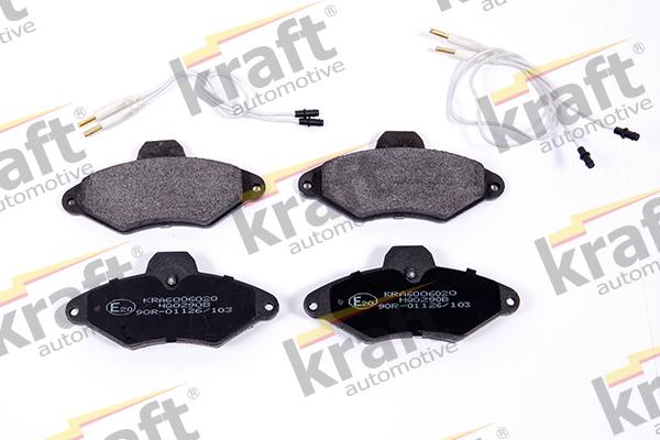 KRAFT AUTOMOTIVE 6006020 - Kit de plaquettes de frein, frein à disque cwaw.fr