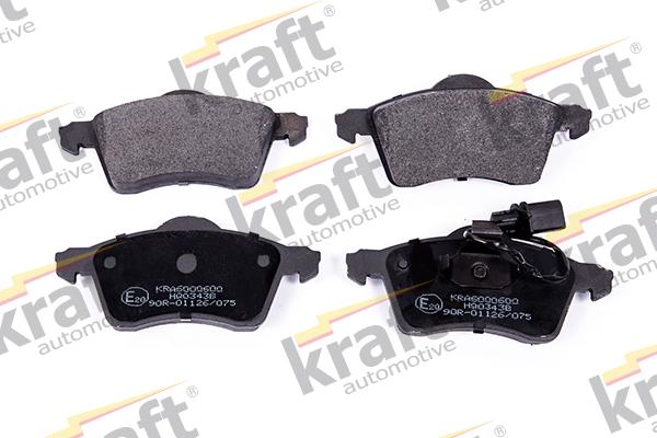 KRAFT AUTOMOTIVE 6000600 - Kit de plaquettes de frein, frein à disque cwaw.fr