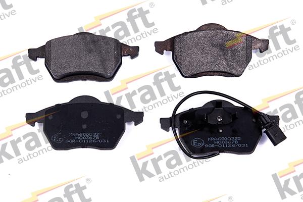 KRAFT AUTOMOTIVE 6000325 - Kit de plaquettes de frein, frein à disque cwaw.fr