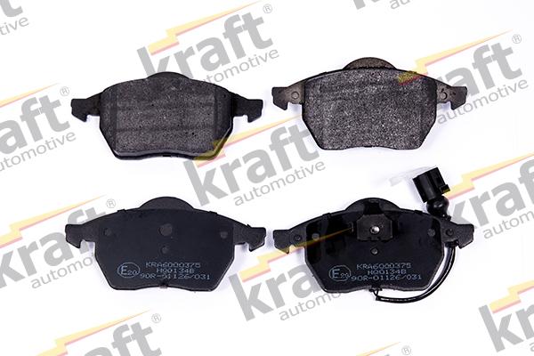 KRAFT AUTOMOTIVE 6000375 - Kit de plaquettes de frein, frein à disque cwaw.fr