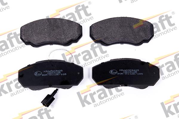 KRAFT AUTOMOTIVE 6003425 - Kit de plaquettes de frein, frein à disque cwaw.fr