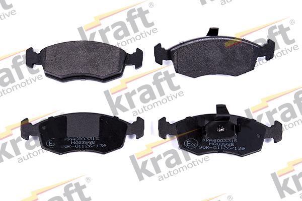 KRAFT AUTOMOTIVE 6003315 - Kit de plaquettes de frein, frein à disque cwaw.fr