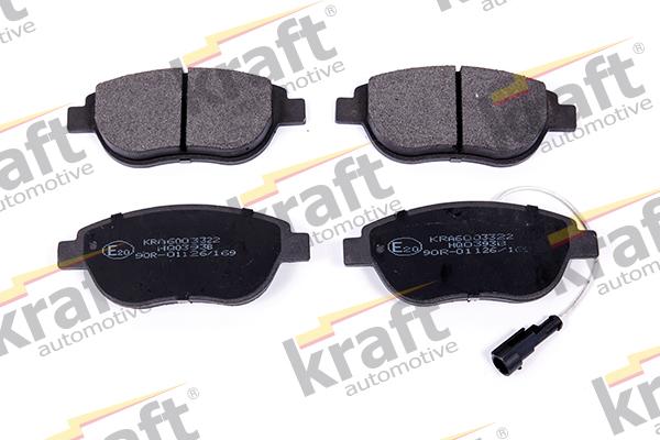 KRAFT AUTOMOTIVE 6003322 - Kit de plaquettes de frein, frein à disque cwaw.fr