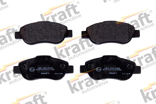 KRAFT AUTOMOTIVE 6003280 - Kit de plaquettes de frein, frein à disque cwaw.fr