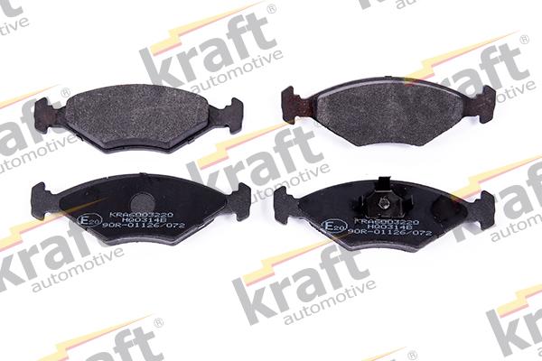 KRAFT AUTOMOTIVE 6003220 - Kit de plaquettes de frein, frein à disque cwaw.fr