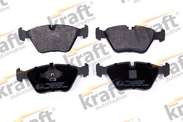 KRAFT AUTOMOTIVE 6002500 - Kit de plaquettes de frein, frein à disque cwaw.fr