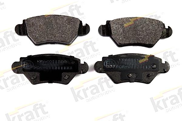 KRAFT AUTOMOTIVE 6011500 - Kit de plaquettes de frein, frein à disque cwaw.fr