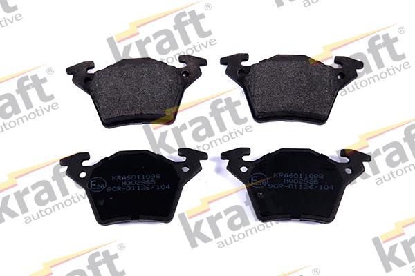 KRAFT AUTOMOTIVE 6011098 - Kit de plaquettes de frein, frein à disque cwaw.fr