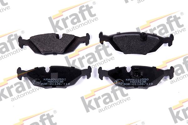 KRAFT AUTOMOTIVE 6012550 - Kit de plaquettes de frein, frein à disque cwaw.fr