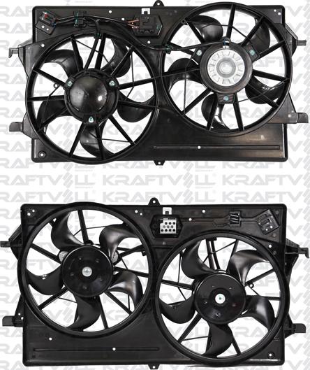 KRAFTVOLL GERMANY 08120032 - Ventilateur, refroidissement du moteur cwaw.fr