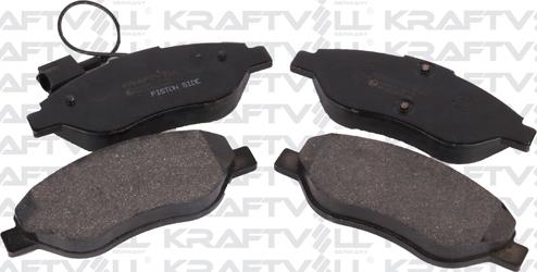 KRAFTVOLL GERMANY 07010117 - Kit de plaquettes de frein, frein à disque cwaw.fr