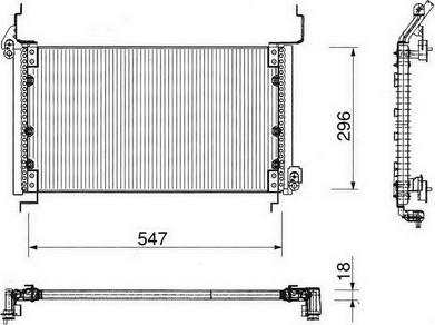 Krios 11.2035 - Condensateur, climatisation cwaw.fr