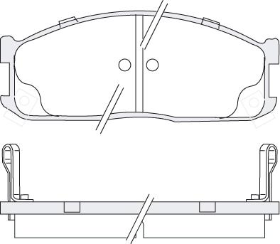 KSH EUROPE 1850.0058099 - Kit de plaquettes de frein, frein à disque cwaw.fr