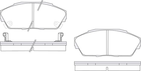 KSH EUROPE 1850.0058098 - Kit de plaquettes de frein, frein à disque cwaw.fr