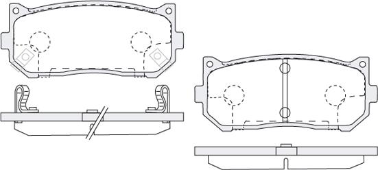 KSH EUROPE 1850.0058047 - Kit de plaquettes de frein, frein à disque cwaw.fr