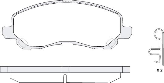 KSH EUROPE 1850.0058058 - Kit de plaquettes de frein, frein à disque cwaw.fr