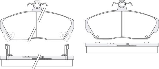 KSH EUROPE 1850.0058069 - Kit de plaquettes de frein, frein à disque cwaw.fr