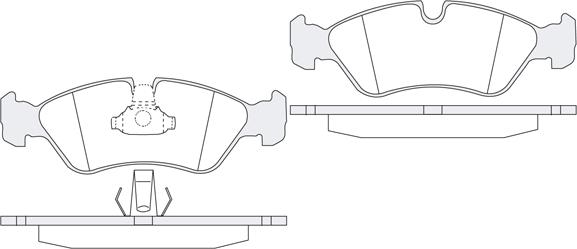 KSH EUROPE 1850.0058065 - Kit de plaquettes de frein, frein à disque cwaw.fr